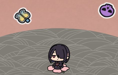はなふだちゃん へんしんげぇむのゲーム画面
