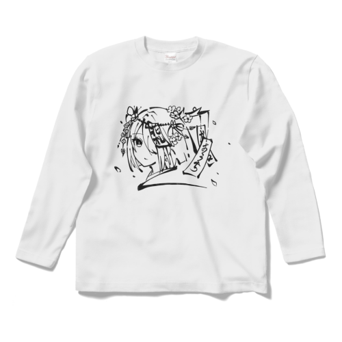 はなふだちゃんのロングスリーブTシャツ